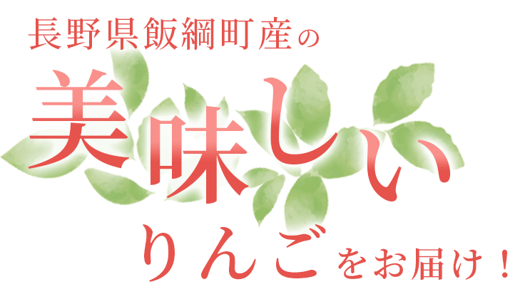 長野県飯綱町産の美味しいりんごをお届け！